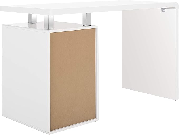 Safavieh Home Office Orrin Modern White 3-drawer Desk