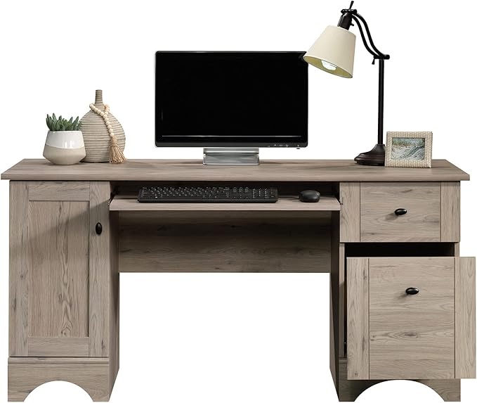 Sauder Miscellaneous Office Home Office Desk Laurel Oak Finish