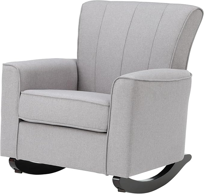 Light Grey Rocking Chair - Comfort &amp Support | Living Room &amp Bedroom | Pocket Coil Seat