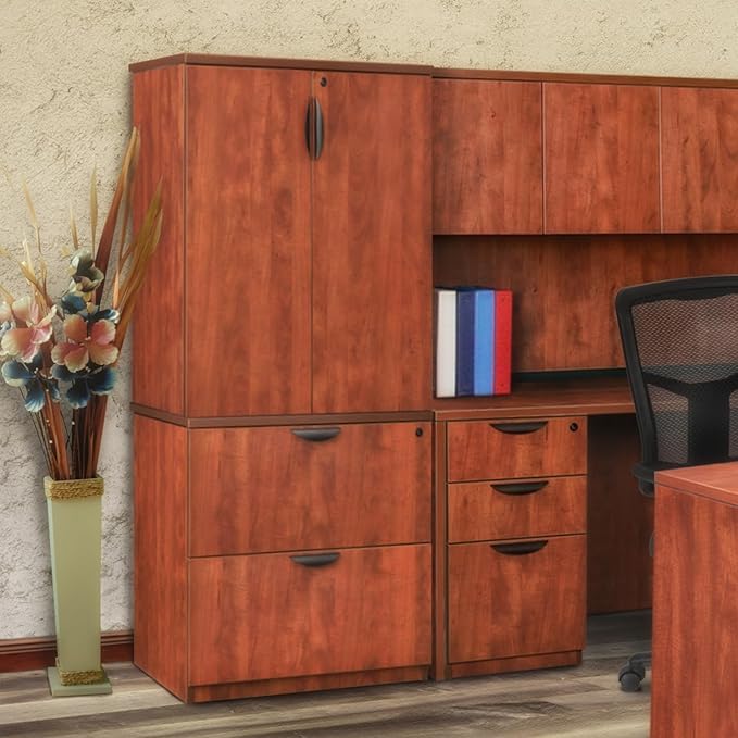 Asian Aesthetics Box File Pedestal in Cherry Stylish Cherry Box File Pedestal Perfect for Organized Filing and Aesthetic Office Environments