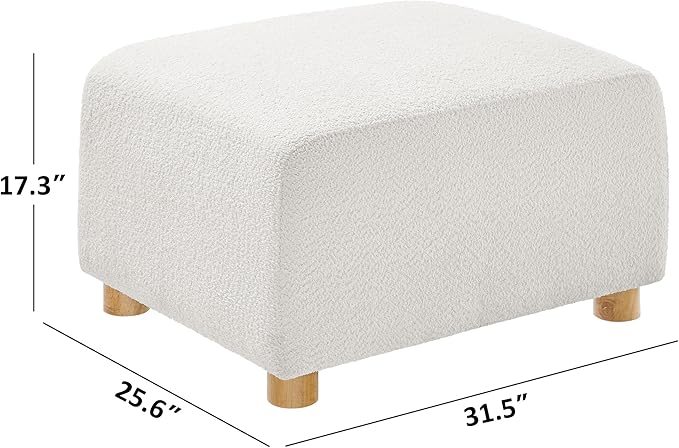 VANOMi Modular Sectional Sofa 2007 Ottoman White