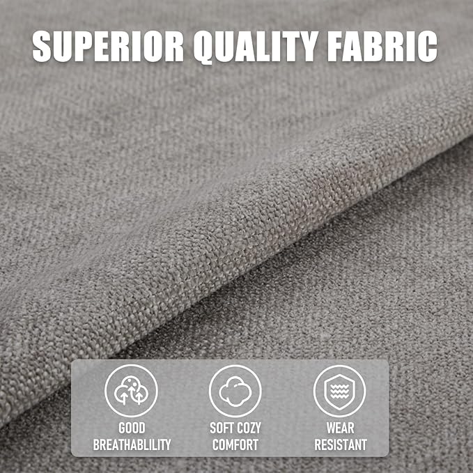 3 in 1 Sleeper Chair Bed Foldable Convertible Chair with Thickened Cushion and Sponge OTE Chenille Fabric Adjustable Backrest Upholstered Accent Chair for Apartment/Bedroom/Office - Dark Gray