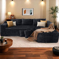 108” Modular Sectional Sofa Couches Oversized L-Shape Cloud Couch with Deep Seat Comfy Memory Foam Modern Boneless Couch for Living Room No Assembly Required