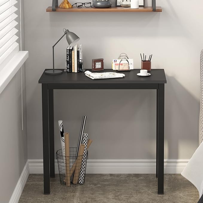 Need Small Computer Desk 31-1/2'' Sturdy and Heavy Duty Writing Desk for Small Spaces and Desk Study Table Laptop Desk AC3CB (80 * 40)