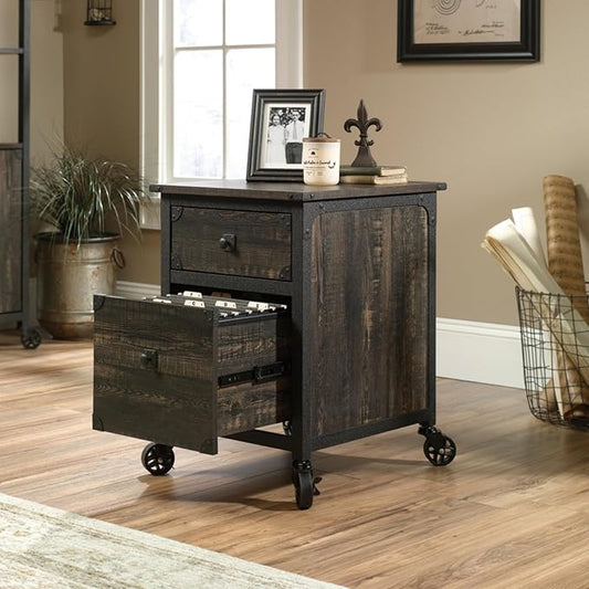 Hassyee Durable Powder-Coated Metal Frame Two Spacious Drawers Mobile Filing Cabinets with Smooth-Glide Drawer Home Office File Cabinet