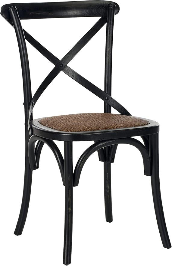 Safavieh American Homes Collection Franklin Farmhouse X-Back Antique White Side Chair