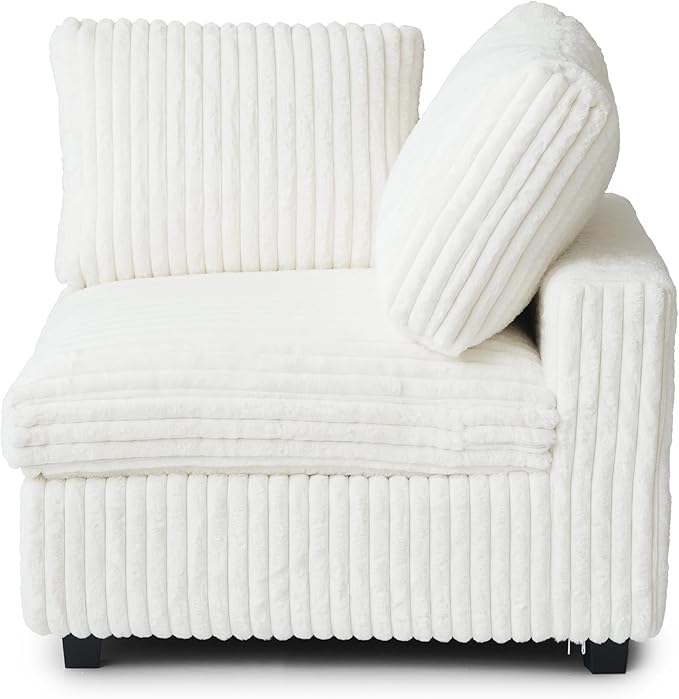 JACH 78 Deep Seat Sectional Couches Convertable Sleeper Sofa for Living Room Love Seat Couch Sofa Covers Washable Modular Sectional Sofas for Living Room Apartment Beige