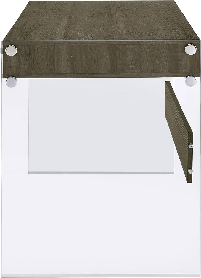 Coaster Home Furnishings Dobrev 48-inch 2-Drawer Writing Desk Weathered Grey 800818
