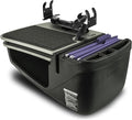AutoExec AE-GMCD-PM-PS-GT GripMaster Car Desk for Your Vehicle Workstation and Mobile Office Grey with Phone Mount and Printer Stand