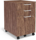 Union &amp Scale Essentials Mobile Pedestal File Left Or Right 3-Drawers: Box/Box/File Legal/Letter Espresso 15.6 X 21.3 X 24.3