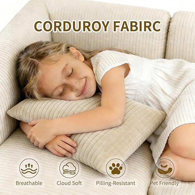126 Cloud Modular Sectional Sofa L Shaped Couch Deep Seat Chaise Sectional Sofa for Living Room Modern Minimalist Upholstered Boneless Couch No Assembly Required Khaki Left-Facing Chaise