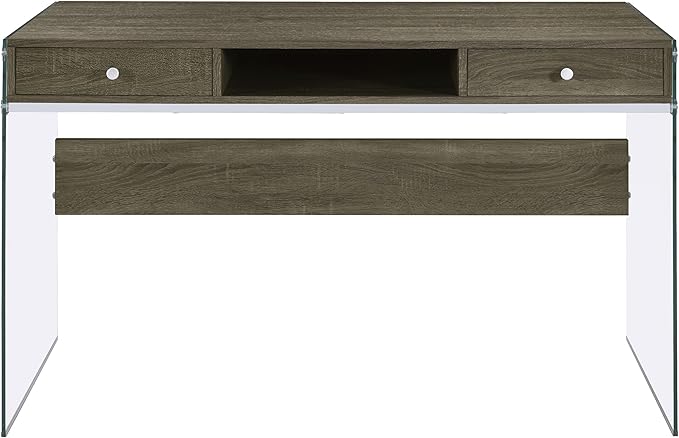 Coaster Home Furnishings Dobrev 48-inch 2-Drawer Writing Desk Weathered Grey 800818