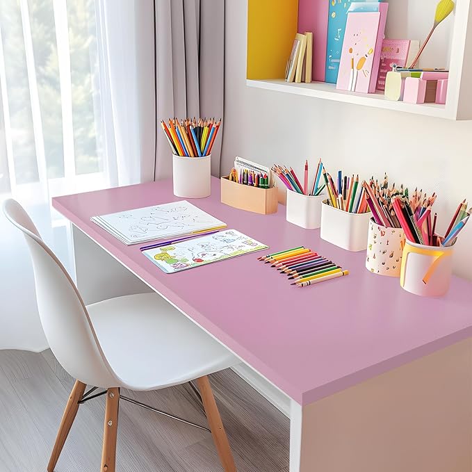 Kaboon Universal Tabletop 59.1x23.62 Nostalgia Rose Table Top only for Sit Stand Desk Reversible Melamine TopDouble Desks Home Office