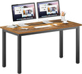 DlandHome 55inches Computer Desk Home Office Table Writing Desk Study Table Gaming Desk Worstation Retro