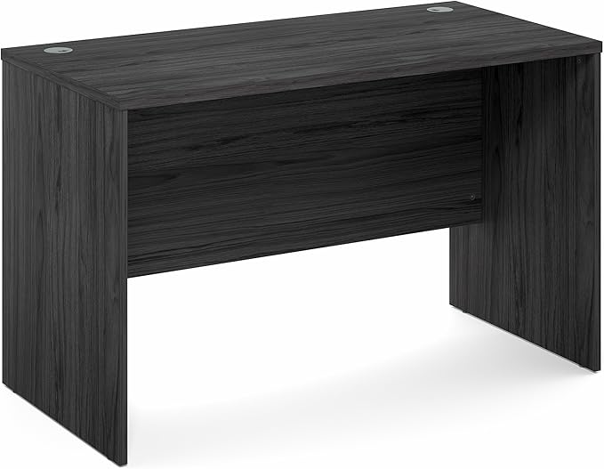 Furinno Roger Computer Desk 47 Inch Rectangular Executive Desk with Modesty Panel Home Office Desk with Thick Tabletop Desk Cord Grommet Scratchproof for Home Study Office Coastal Grey