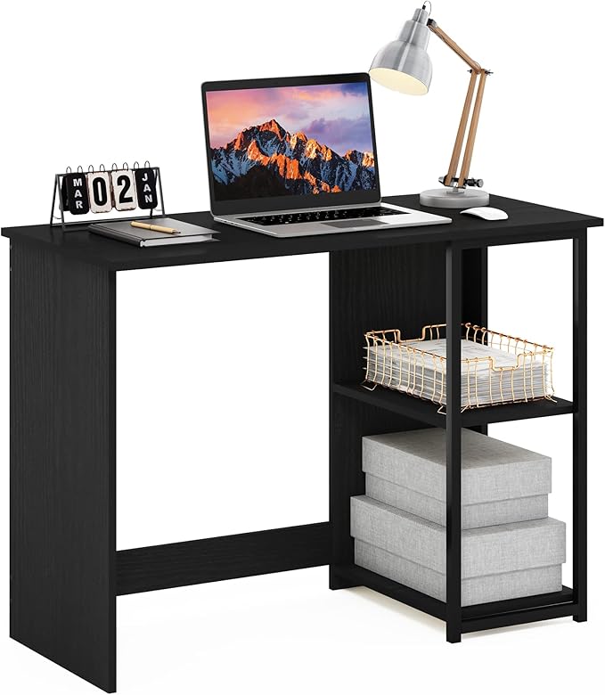 Furinno Camnus Modern Living Computer Desk 40 Inch Americano/Black