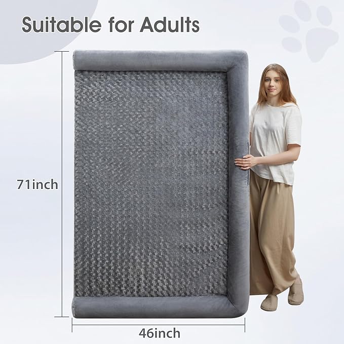 BFPETHOME Dog Beds for Large Dogs Orthopedic Dog Bed for Medium Large DogsBig Waterproof Couch Pet Bed with Removable Washable Cover