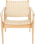 Safavieh Couture Dilan Leather Safari Chair