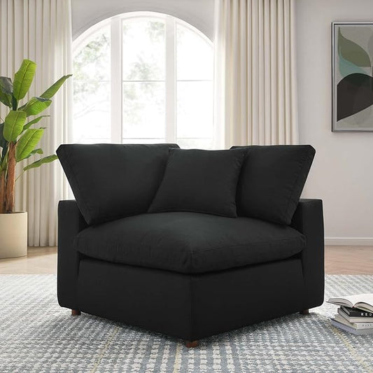 Modway Commix Down-Filled Overstuffed Upholstered Sectional Sofa Corner Chair
