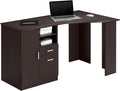 Techni Mobili Classic Office Storage Computer Desk Espresso