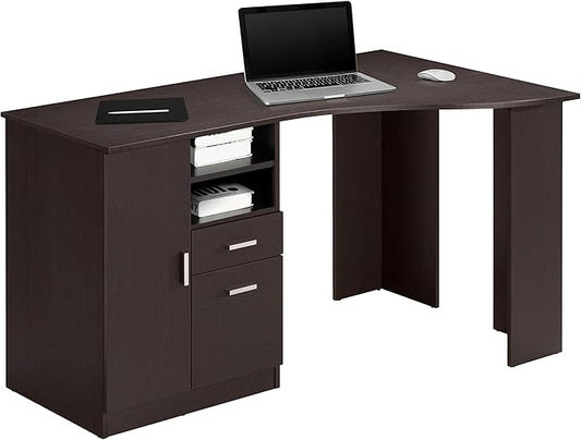 Techni Mobili Classic Office Storage Computer Desk Espresso