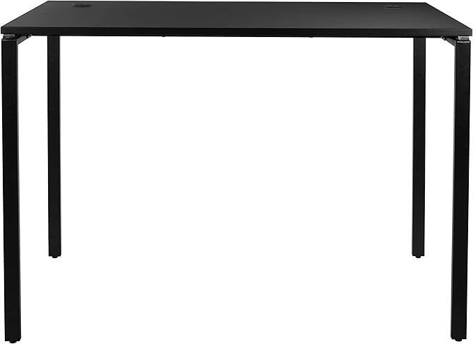 OSP Home Furnishings Prado Home Office Writing Desk 60 Inches Wide x 42 Inches High Black