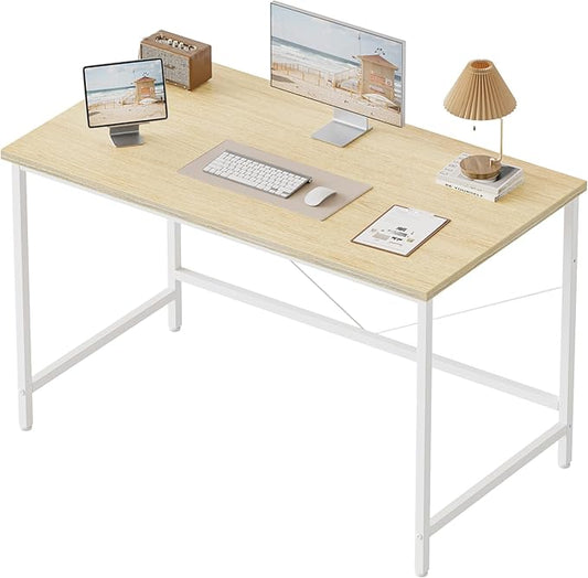 Mericonia 32 inch Computer Desk 0.6 Thick Modern Simple Study Writing Table Office Desk for Home Bedroom Office
