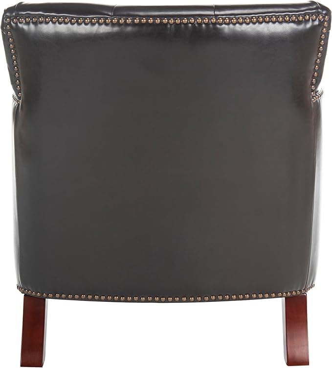 Safavieh Hudson Collection Mario Brown Leather Club Chair