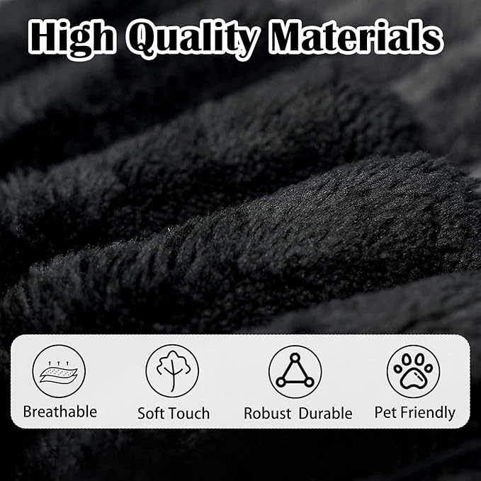 71 Corduroy Couch in a Box Cloud Loveseat Sofa with 2 Cushions Boneless Couches for Living Room Bedroom Small Space Compressed Deep Seat Memory Foam No Assembly (Black 71)