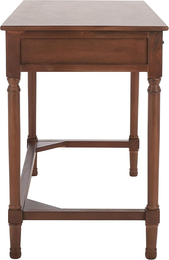 SAFAVIEH Home Collection Layce Brown 2-Drawer Computer Table Office Desk Table