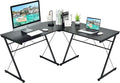 LUARANE L-Shaped Corner Gaming Desk Multifunctional Desk with Detachable Desktop Space-Saving Table for Home Office Workstation Study Easy to Assemble and Clean