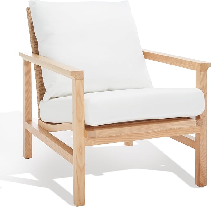SAFAVIEH Couture Collection Emmalee Natural Cord Back Accent Chair
