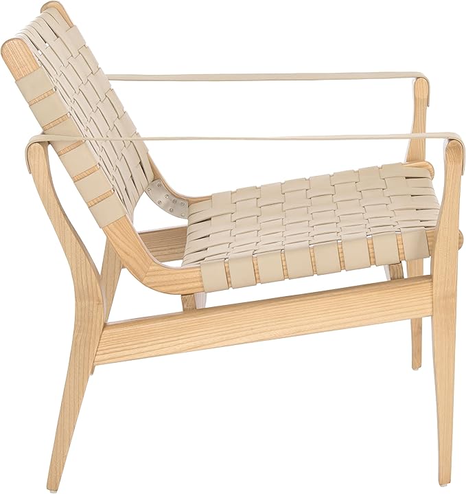 Safavieh Couture Dilan Leather Safari Chair