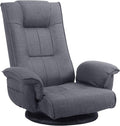 FLOGUOR 360 Degree Swivle Adjustable Floor Chair Chaise Lounge Indoor Folding Lazy Sofa with Armrests and Side Pocket Adults Gaming Chairs for Living Room Bedroom Factory Price 201 (GR)