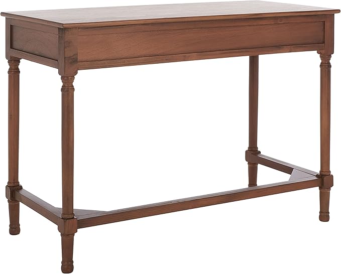 SAFAVIEH Home Collection Layce Brown 2-Drawer Computer Table Office Desk Table