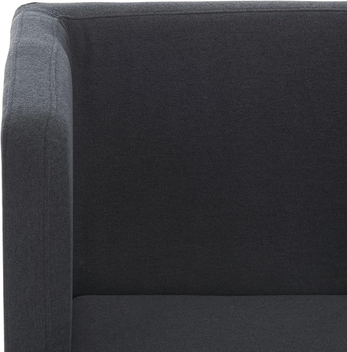 Safavieh Home Collection Celine Navy and Chrome Modern Glam Cross Leg Chair