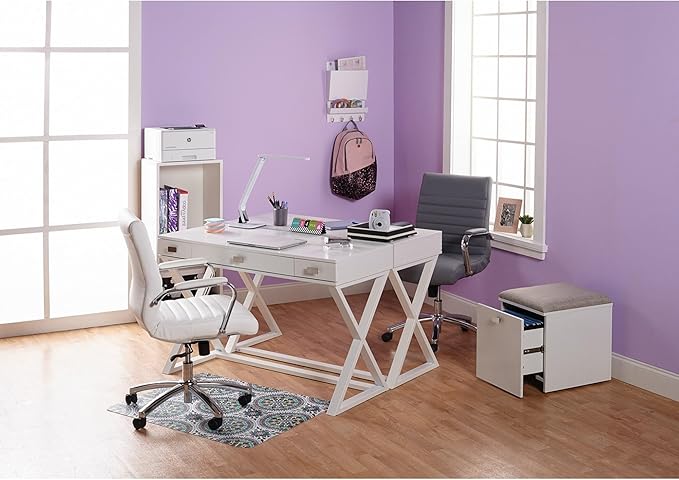 Realspace® Keri 48 W Writing Desk White