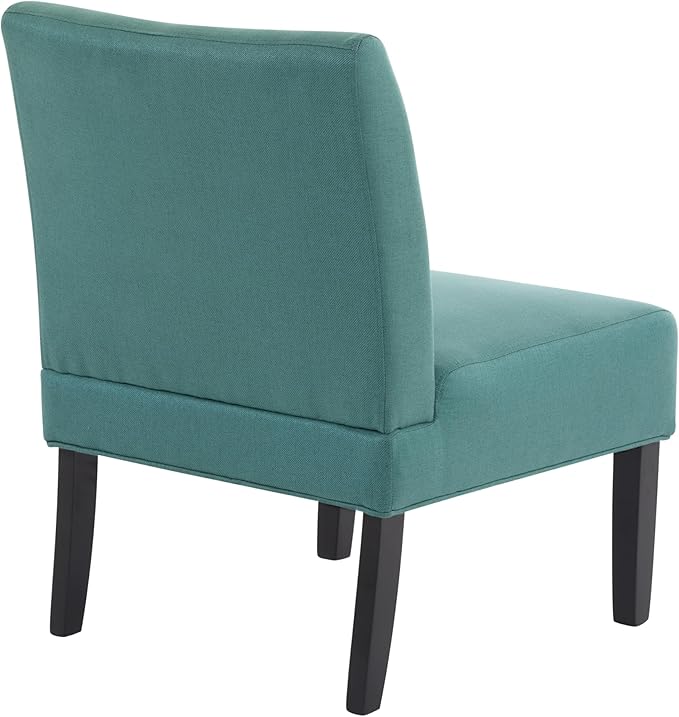 Christopher Knight Home Kassi Accent Chairs Set of 2 Upholstered Club Chairs Armless Chair Backrest Accent Chair Comfort Seating Club Chairs for Living Room Home Rest Bedroom Teal