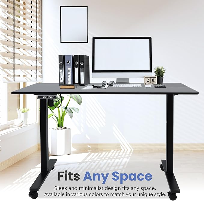 AJP Distributors Raising Desk Gaming Table with Smart Control for BedroomGamingOffice