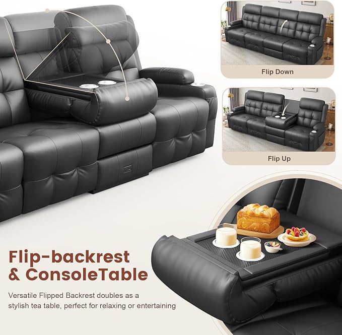 Sofa Box G Flip-Back Middle Seat Dark Gray