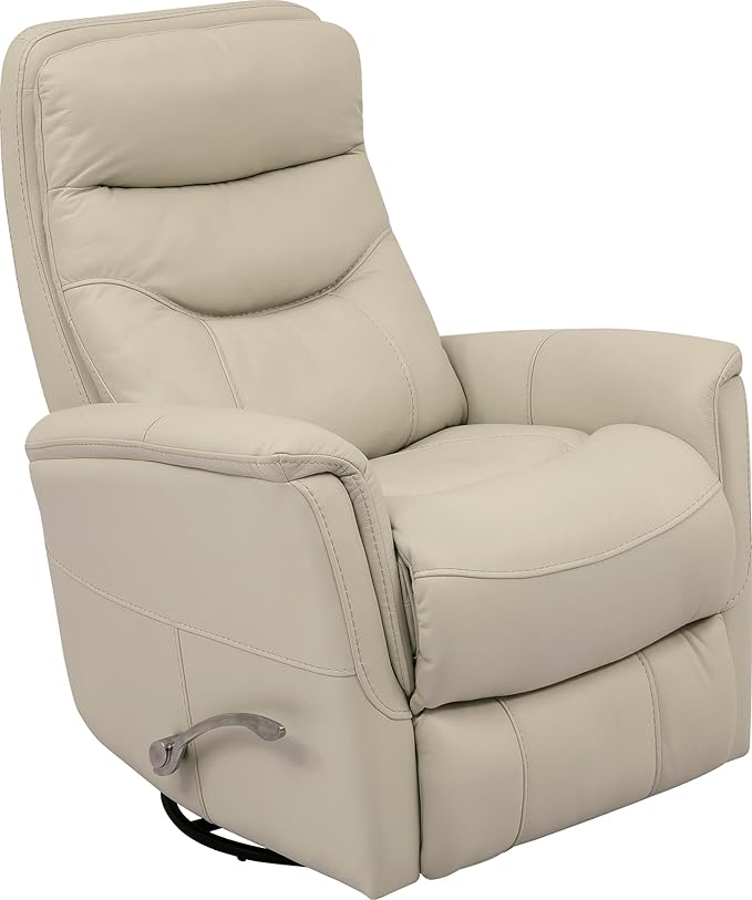 Parker Living Gemini - Softy Ivory Power Lift Recliner Chair with Articulating Headrest 90% Polyester 10% PU Upholstery Electric Recliner for Living Room Bedroom
