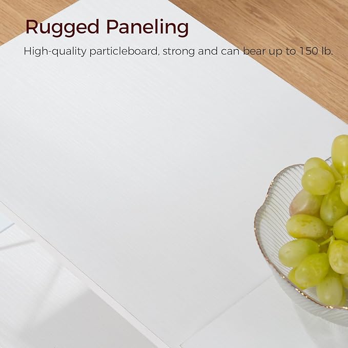 62.5 Floating TV Stand with Power Outlet Wall-Mounted Entertainment Center for 75 inch TVs Floating Media Console Shelf for Under TV Storage for Living Room Bedroom White TVWT102E01
