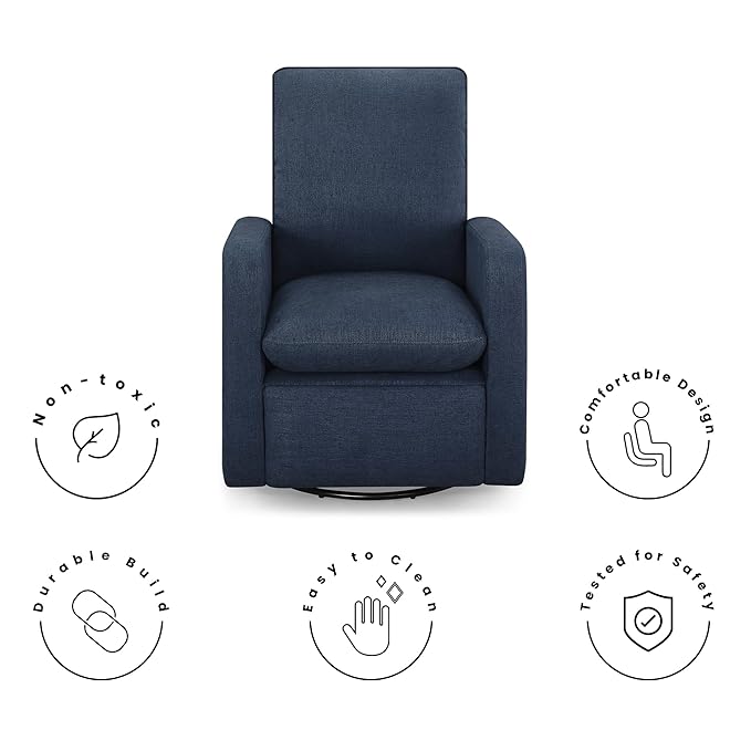 GAP babyGap Cloud Recliner with LiveSmart Evolve - Sustainable Performance Fabric Sailor