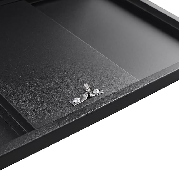 2-Drawer File Cabinet Metal Lateral Filing Cabinet with 360° Universal Wheels &amp Handle Mobile Pedestal Office File Cabinet Printer Stand for Legal/Letter/A4 Files Home Office Black