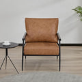 Artdeco Home Parker Modern arm Accent Chair Comfortable Chairs for Living Room Bedroom and Fireside Chair (Light Brown)