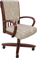 Chromcraft Set of 1 Chairs Chairs with Soft Wheels for Kitchen Room