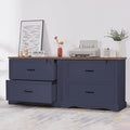 34.6 Farmhouse File CabinetWood File Cabinet with Hanging File FoldersTop Drawer LockableLateral Filing Cabinet for Home Office Compatible with Letter/Legal/A4 Size (2)