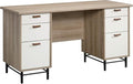 Sauder Anda Norr Executive Desk Sky Oak Finish