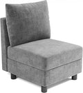 Apicizon Modular Sectional Sofa Middle Seat Module Couch Side Sectional Free Configuration Middle Light Gray