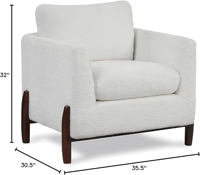 Lifestyle Solutions Venice Lounge Chair Off-White
